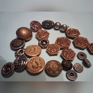 Vintage Metal Button Bundle